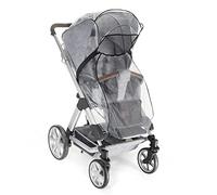 Reer RainCover Classic + Rain Cover for Combination Pushchair with Zip, Pack of 1