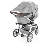 reer ShineSafe Premium Sun Sail and Snooze Blanket for Pushchair, Grey