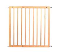 reer Stair safety gate and door safety gate basic for screwing, wood, stable hold, passage width 65.5-106 cm