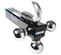 Reese 7031400 Tri-Ball Mount with Hook, Black
