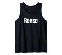 Reese Name Personalized First Names Epic Minimal Text Tank Top