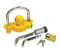 Reese Towpower 7014700 Trailer Hitch and Coupler Combo Lock Set, Fits 1-1/4 Inch & 2 Inch Square Receivers, 1/2 Inch & 5/8 Inch Pin Diameter, Universal Coupler Fit, Keyed Alike