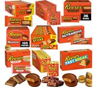 Reese's Chocolate Bars Full Box - All Flavours of Reese's Chocolates Collections - Pick Your Favourite Flavour of Chocolate Box - Festive Season Treat