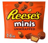 REESE'S Chocolate Peanut Butter Cup Candy| Minis| 7.6 Oz Pouch