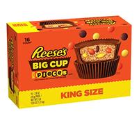 Reese's Milk Chocolate & Peanut Butter Big Cups with Pieces, Pack of 16x79g