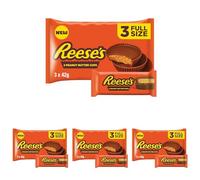 Reese's Milk Peanut Butter 2 Cups 42g x 3 Multipack,126g (Pack of 4)