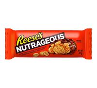 Reese's Nutrageous Bars 47g Pack of 6 - Irresistible Peanut Butter, Caramel & Chocolate Crunch