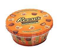 Reese's Peanut Butter Cup Miniatures Gift Tin, Chocolate Gift Set, Reese's Milk Chocolate, 225g, Orange