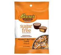 Reese's Peanut Butter Cup Miniatures, Sugar Free, 3-Ounce Bag (Pack of 12)