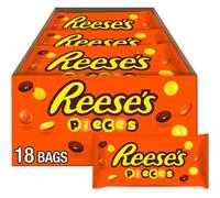 REESE'S Pieces Peanut Butter Candy, 1.5 Ounce (Pack of 18)