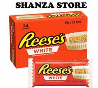 Reese's White Chocolate Flavour and Peanut Butter 2 Cups, Pack of 24 x 39g