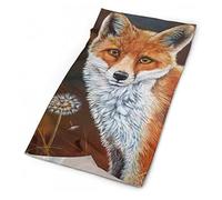ReesEt Cute Fox, Bandana Neck Gaiter Soft Face Cover Neck Warmer Tube Half Face Mask Scarf Balaclava