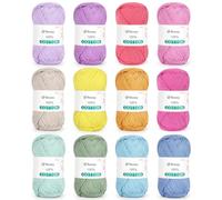 Reessy 100% Cotton Yarn for Crochet & Knitting, Pure Cotton Yarn