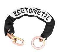 REETOMETAL Heavy Duty Security Chain, 2.5FT x 3/8" Thick Hardened Steel Cut Proof Anti-Theft Lock Chain for Motorcycles, Bikes, ATVs, Trailers, Fences