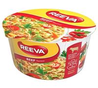Reeva Instant Beef Noodles Pot 75g - Pack of 5