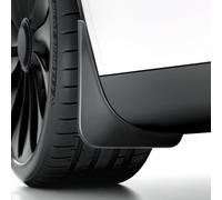 REEVAA 2025 Tesla Model Y Accessories - Mud Flaps [Protect Paint, No Drilling Required] All-Weather Mud Guard Body Kits for Model Y 2019-2024, Black (Set of 4)