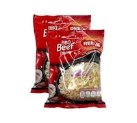 Reeva's BBQ Beef Flavour Instant Noodles 60G Quick and Delicious Meal, Product of Ukraine Pack of 2
