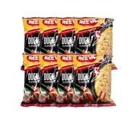 Reeva's Duck Flavour Instant Noodles 60G Quick and Delicious Meal, Product of Ukraine Pack of 8