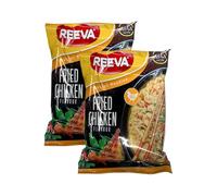 Reeva's Fried Chicken Flavour Instant Noodles 60G Quick and Delicious Meal, Product of Ukraine Pack of 2