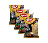 Reeva's Fried Chicken Flavour Instant Noodles 60G Quick and Delicious Meal, Product of Ukraine Pack of 4