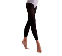 REEVE 3 X Pairs Footless Tights for kids - 40 Den Soft dance tights for girls - Dance footless tights Children, Tailored for Dancers (7-9 Years, Black)
