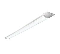 Reeve II Anti Corrosive 5FT Slim Profile Outdoor Waterproof Polycarbonate Daylight White SMD LED Ceiling Light IP65 Rated