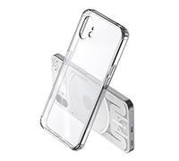 Reevermap For Nothing Phone 1 Case Clear Crystal Shockproof Thin Hybrid Durable Hard PC Back Shell Protective Soft TPU Silicone Bumper Slim Anti Yellow Cover for Nothing Phone (1), HD Clear