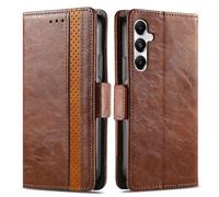 Reevermap for Sony Xperia 1 VII Case Flip, Shockproof Official PU Leather Wallet Card Holder Kickstand Armor Cover with Magnetic Closure for Sony Xperia 1 VII, Brown