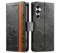 Reevermap for Sony Xperia 1 VII Case Flip, Shockproof Official PU Leather Wallet Card Holder Kickstand Armor Cover with Magnetic Closure for Sony Xperia 1 VII, Black