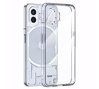 Reevermap Nothing Phone 2 Case Clear Crystal Shockproof Thin Hybrid Durable Hard PC Back Shell Protective Soft TPU Silicone Bumper Slim Anti Yellow Cover for Nothing Phone (2), HD Clear
