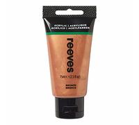 Reeves Acrylic Paint - Highly Pigmented Paint for Hobbyist, Leisure & School - Bronze, 75 ml