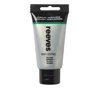 Reeves Acrylic Paint - Highly Pigmented Paint for Hobbyist, Leisure & School - Silver, 75 ml