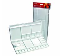 Reeves Folding Plastic Palette - Large, White