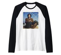 Reeves Keanu Point Break Actor In LA By Michael Grecco Raglan Baseball Tee