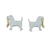 Reeves & Reeves Spot the Dog Sterling Silver Stud Earrings