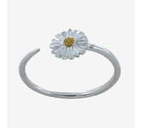 Reeves & Reeves Sterling Silver Adjustable Daisy Ring