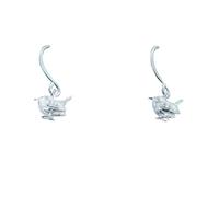 Reeves & Reeves Sterling Silver Wren Drop Earrings - Sterling Silver - Sterling Silver