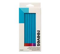 Reeves Watercolour Pencils - Professional Vibrant Colour Pencil Set for Artists - Art Supplies for Adults & Kids - Versatile for Drawing, Shading, & Blending - Pack of 24, Assorted Colours
