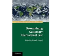 Reexamining Customary International Law (ASIL Studies in International Legal Theory)