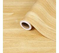 ReeyderArt Wood Effect Wallpaper Natural Oak Wood Grain Self Adhesive Vinyl Film, Removable Waterproof Contact Paper for Furniture, Kitchen Worktop, Windowsill, Countertop, Cabinets 40 x 1000 cm