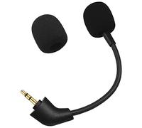 REEYEAR Mic Replacement Microphone Boom fits for Kingston HyperX Cloud, Cloud X and Cloud II 2nd Version for PS4 Xbox One Nintendo Switch Computer PC Gaming Headsets Noise Cancelling 3.5mm Jack Black