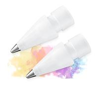 REEYEAR Realistic Fine Point Pencil Tips compatible with Apple Pencil Pro 2nd 1st Generation USB-C Version, Fine Tips Paperfeel Ipad Pro Pen 1st 2 Gen Replacement Nibs,White