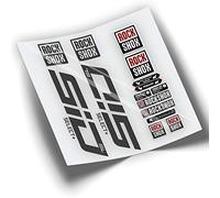 REF:VP355 Stickers compatible with Rock-Shox SID SELECT+ SL 2021-2023 MTB fork, stickers, stickers, stickers, vinyls for mountain bikes. (GRIS 073)