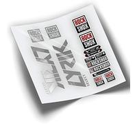 REF:VP367 Stickers compatible with Rock-Shox LYRIK SELECT 2019-2022 MTB fork, stickers, stickers, stickers, decals for mountain bikes. (FLUOR YELLOW) (SILVER CHROME)
