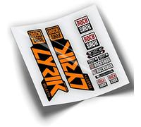 REF:VP372 Rock-Shox LYRIK SELECT Fork Compatible Stickers + 2019-2022 MTB Bike Stickers Decals for Mountain Bikes (ORANGE)