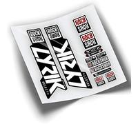 REF:VP372 Rock-Shox LYRIK SELECT Fork Compatible Stickers + 2019-2022 MTB Mountain Bike Stickers Decals Decals Decals (WHITE)