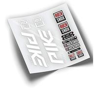REF:VP391 Rock-Shox PIKE SELECT Fork Compatible Stickers + 2019-2022 MTB, Stickers, Stickers, Vinyl Decals for Mountain Bikes (White)