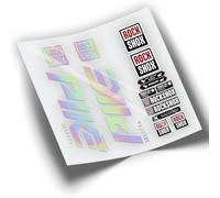 REF:VP391 Rock-Shox PIKE SELECT Fork Compatible Stickers + 2019-2022 MTB, Stickers, Stickers, Vinyl Decals for Mountain Bikes (HOLOGRAPHIC)