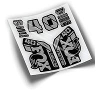 REF:VP441 Stickers compatible with FOX 40 fork 2021-2025 MTB, stickers, stickers, stickers, vinyls for mountain bikes. (SILVER)