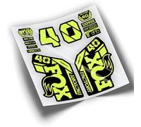 REF:VP441 Stickers compatible with FOX 40 fork 2021-2025 MTB, stickers, stickers, stickers, vinyls for mountain bikes. (FLUOR YELLOW)